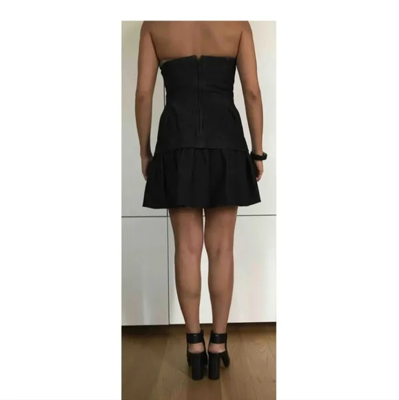 Black Strapless DressMiu MiuMini dress Size 40 Very good condition - Picture 3 of 5